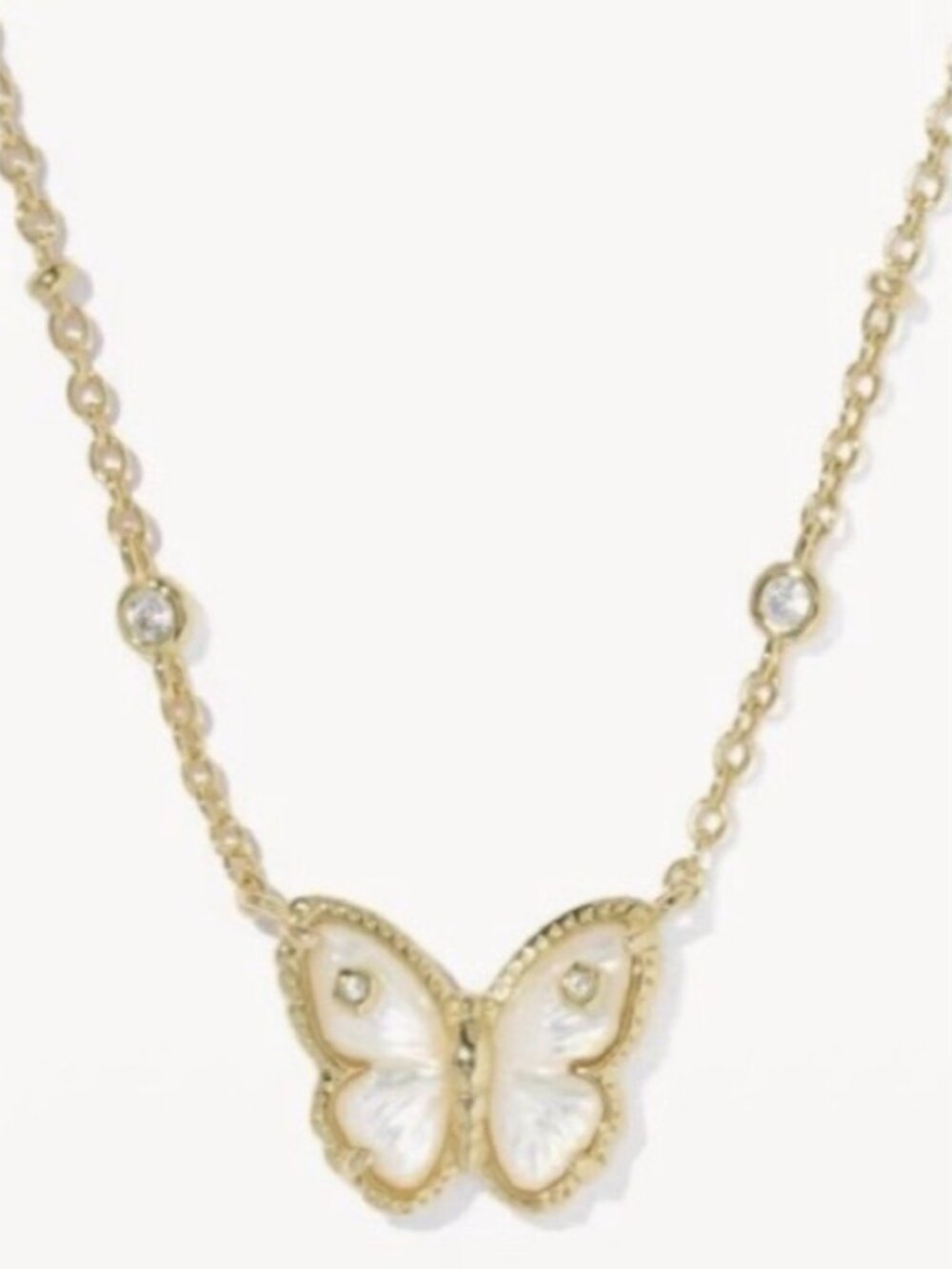💞💞💖 kendra scott cailey butterfly gold short pendant necklace